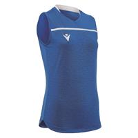 Thallium Shirt Woman SL ROY/WHT M Teknisk armløs volleyballdrakt for dame